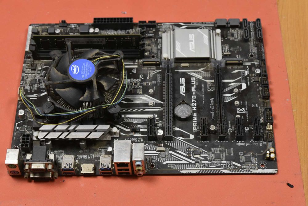 Asus Prime H270-Plus + Celeron + 4 Gb DDR4 + Cooler - комплект