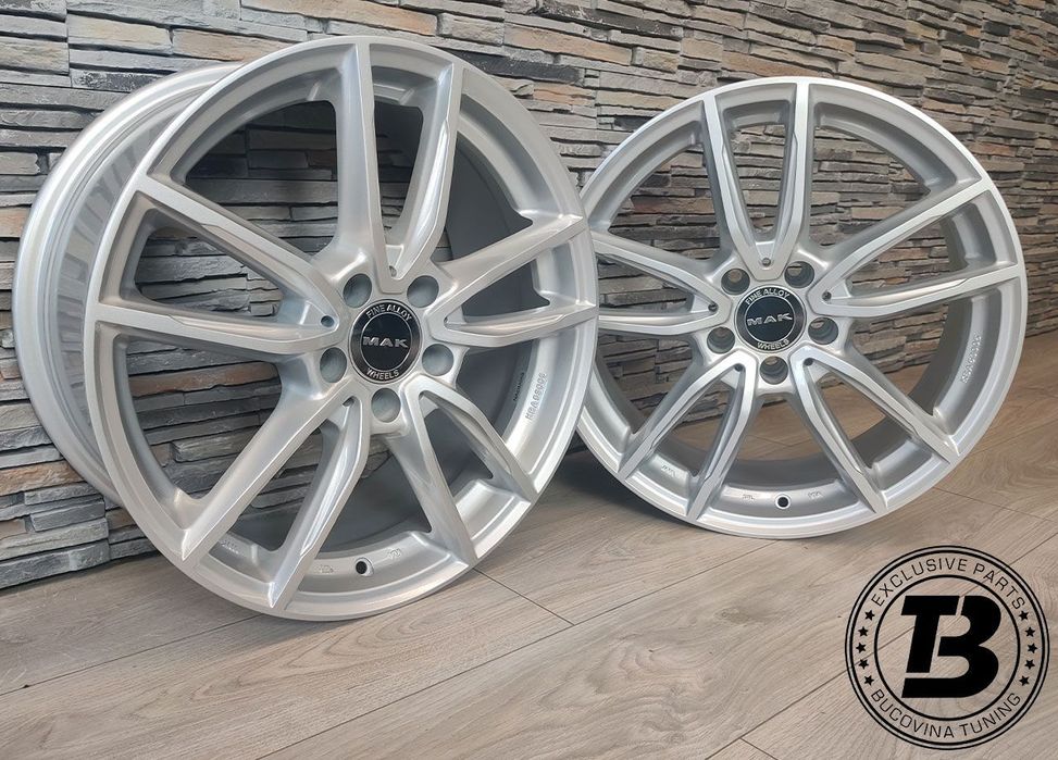 Set Jante MAK EVO SILVER R18 8J / 9J 5X112