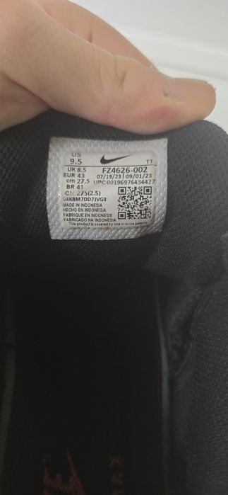 Nike air max 95  " black & safety orange"