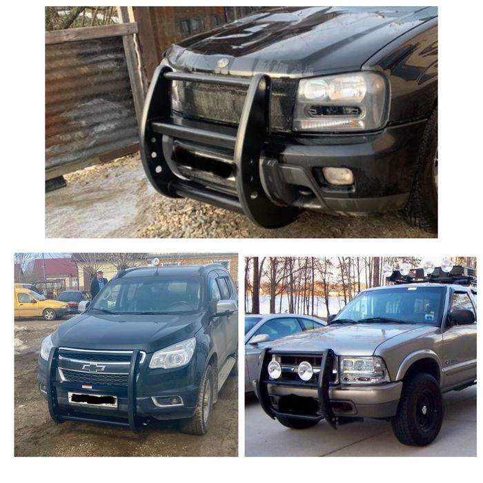 Защита бампера Таран Кенурин Chevrolet Trailblazer Blazer