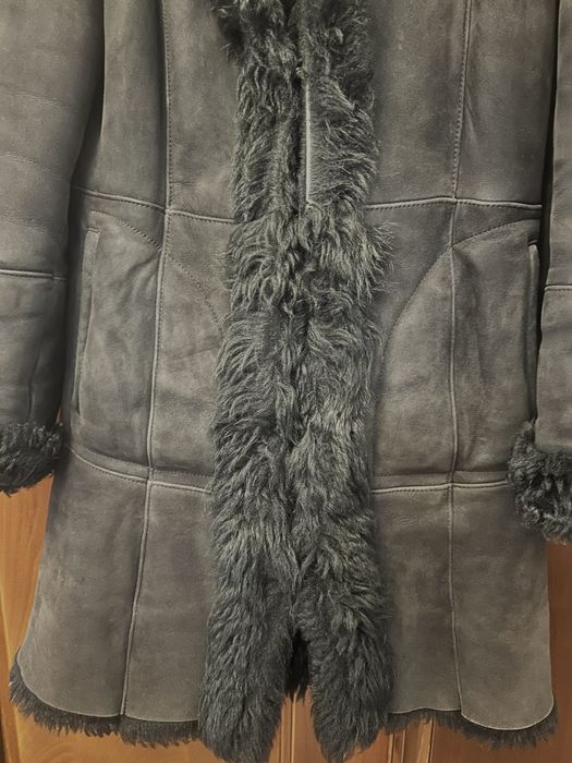 Cojoc piele naturala si blana oaie