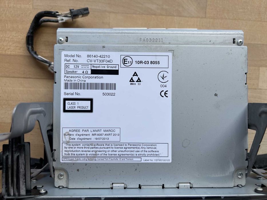 Навигация, мултимедия и GPS антена за Toyota Rav 4 2013- 2018