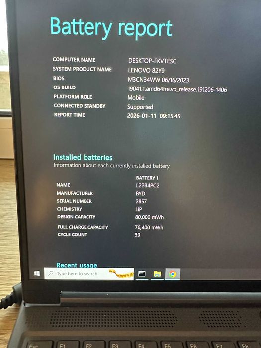 Laptop Lenovo Legion, 16", Ryzen 5 7640HS, 16GB RAM, RTX 4060,garantie