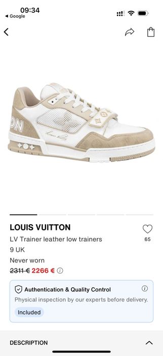 Louis vuitton trainer 43