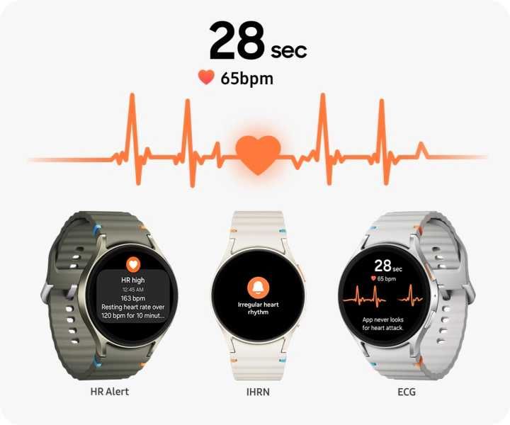 НОВ! Samsung Galaxy Watch 7 44mm Silver / Green 2г. Гаранция!