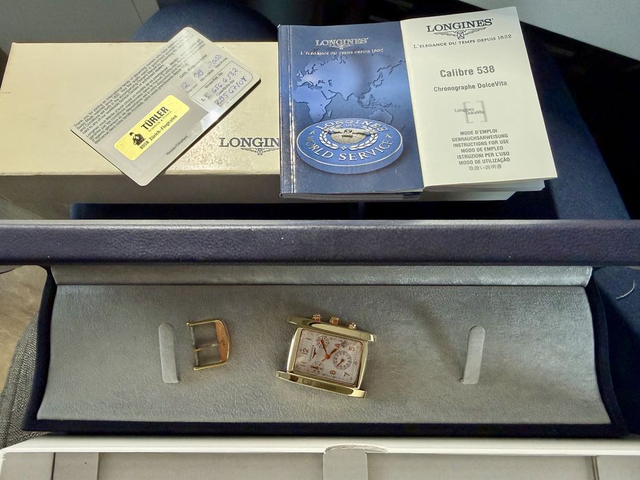 Longines full din aur de 18k Full set