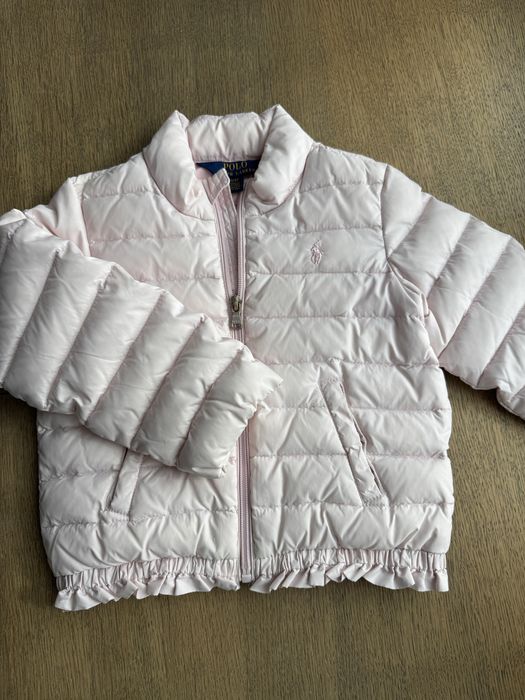 3-4 г . RALPH LAUREN Ruffle-Hem Down Jacket