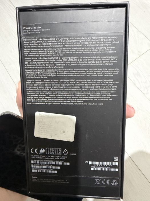 iPhone 13 Pro Max, Graphite, 128GB