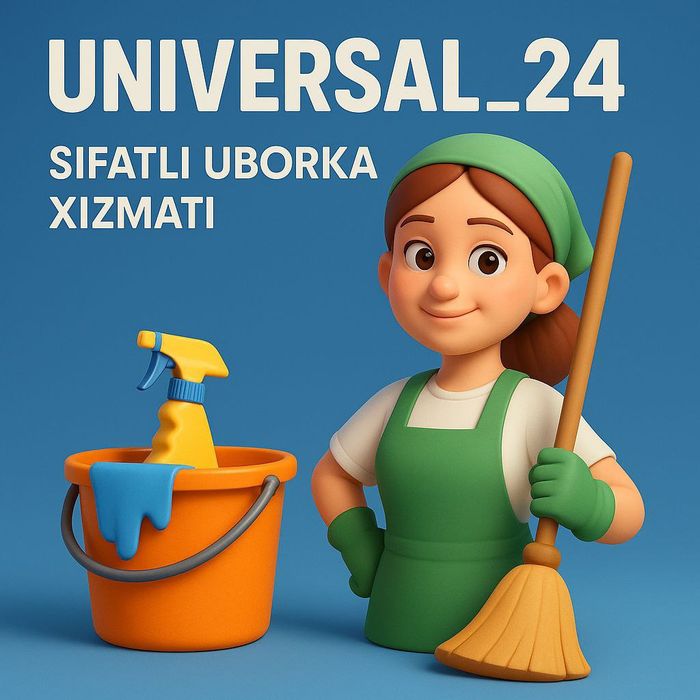 Uborka generalniy vlajniy posle remont Tozalash hizmati 24/7 ishlaymiz