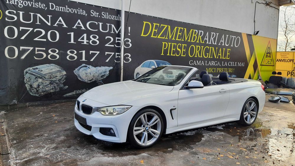 Dezmembrez bmw seria 4 cabrio F33 420D n47 m-pack/bara fata m/capota/