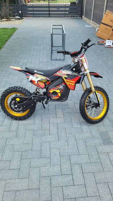 Motocicletă electrică copii Nitro Tiger 1300W (Baterie Litiu 48V), stare excelentă