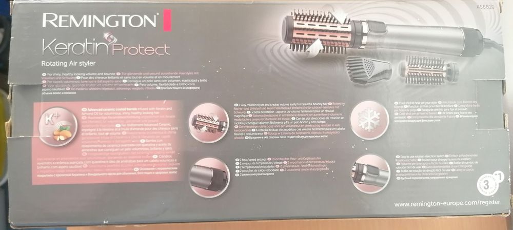 Perie rotativă Remington Keratin Protect