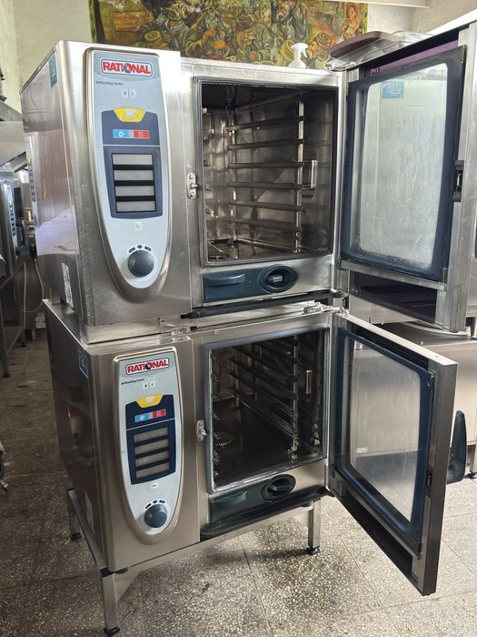 Професионален Двоен Конвектомат Rational SCC 61 E 2x6 GN 1/1
