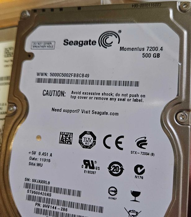 HDD seagate / wd black