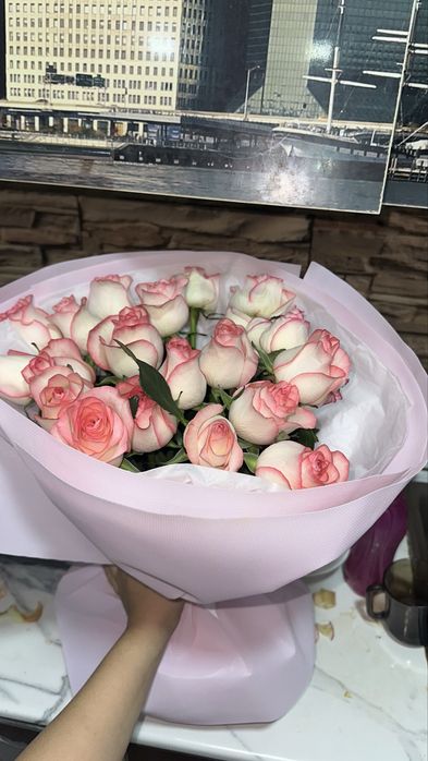 Букет роза маленькая 21 шт
