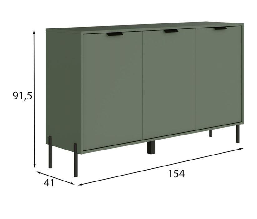 Продам новый шкаф витрина и комод