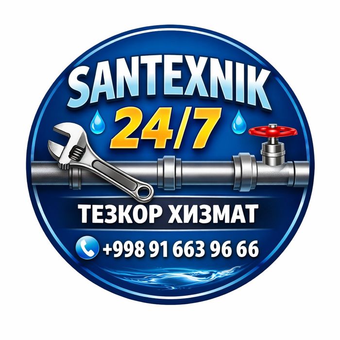 сантехника ишларини киламиз