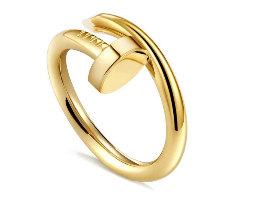 Луксозен пръстен Пирон Cartier стил златен, сребърен или розово злато