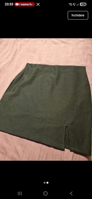 Vând fustă mini mulată culoare neagră