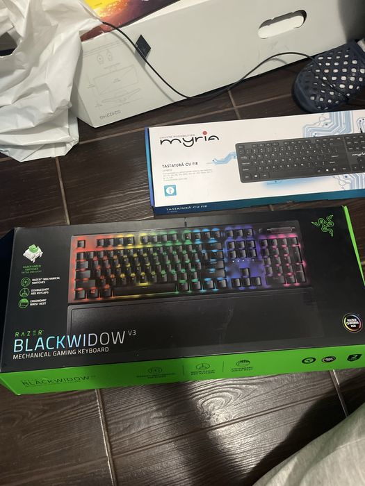 monitor dell 165hz+casti razer+tastatura+boxe logitech+mouse gaming