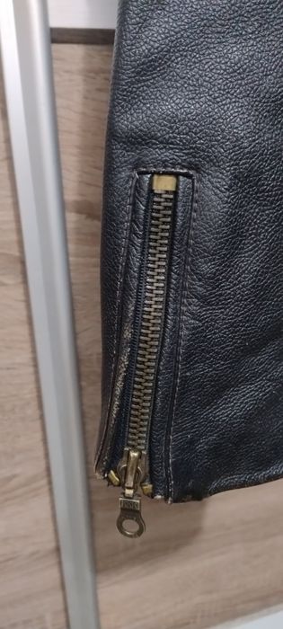 Geaca biker piele naturala groasa