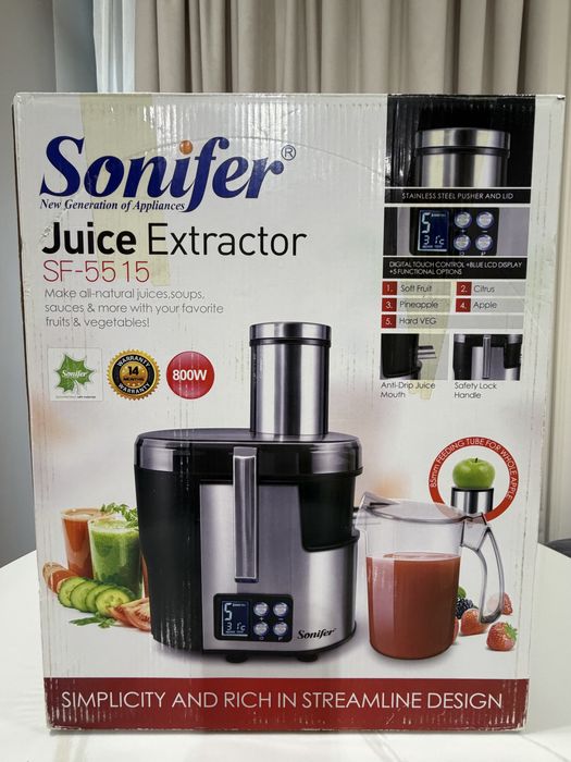 Абсолютно новая соковыжималка фирмы Sonifer.
