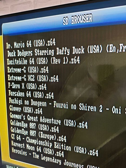 Nintendo 64 + HDMI преходник + Флаш карта с много игри