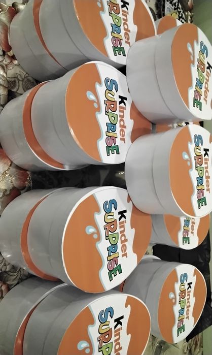 Kinder karopkalar, sovģalar uchun karopkalar har xil kòrinishda