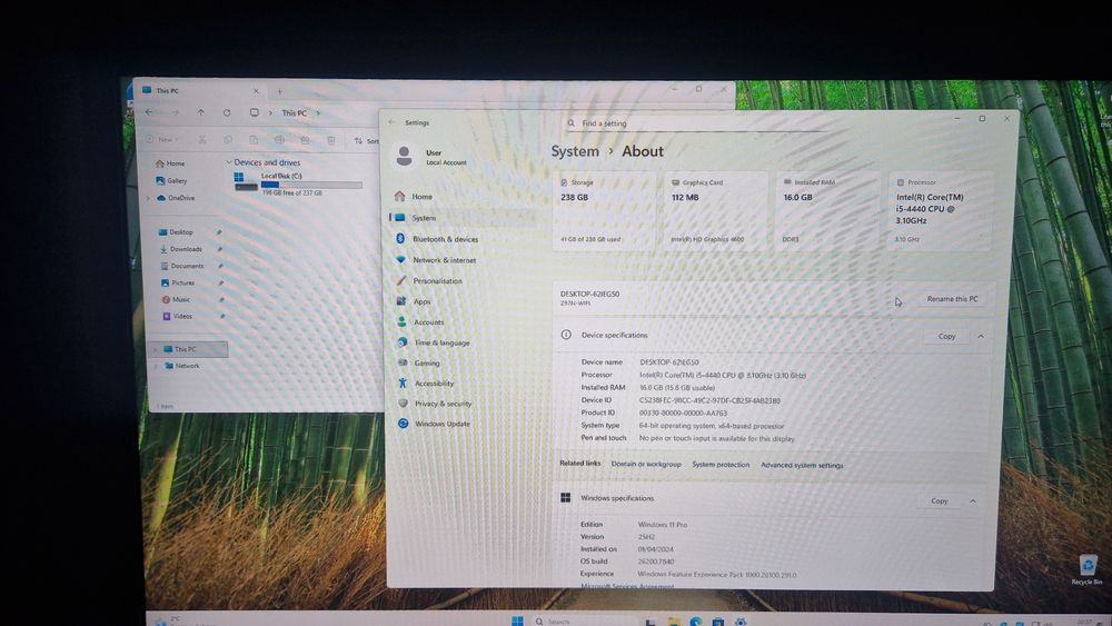 Vand Pc cu i5 4440 16 gb ram ddr3 ssd 256 gb