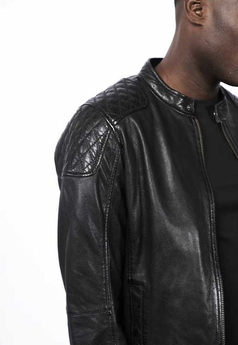 Jacheta geaca de piele 50 L bomber Atelier Torino NOUA piele naturala