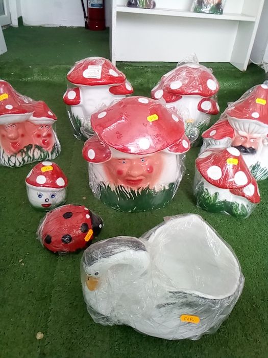 Albă că zăpadă și 7 piticii, ciuperci decorative