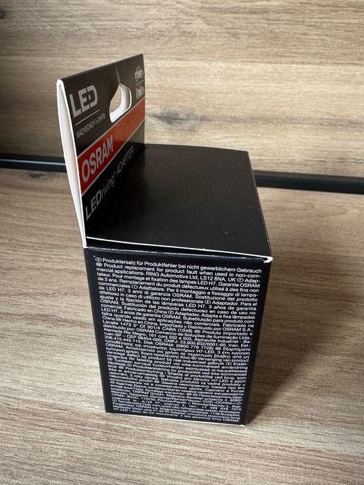 Set 2 adaptori becuri H7 Led Osram originale noi