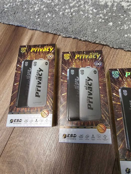 Folie Sticla Privacy Iphone 11/12/13/14/15/16/Pro/Max/Plus/