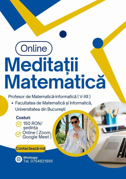 Meditații Matematică ( V-XII )