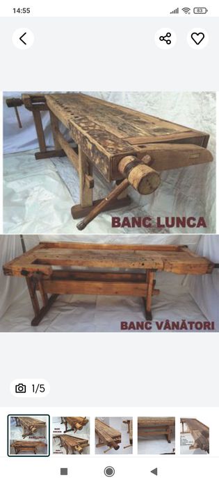Vind banc de lucru pt. Tinplarie