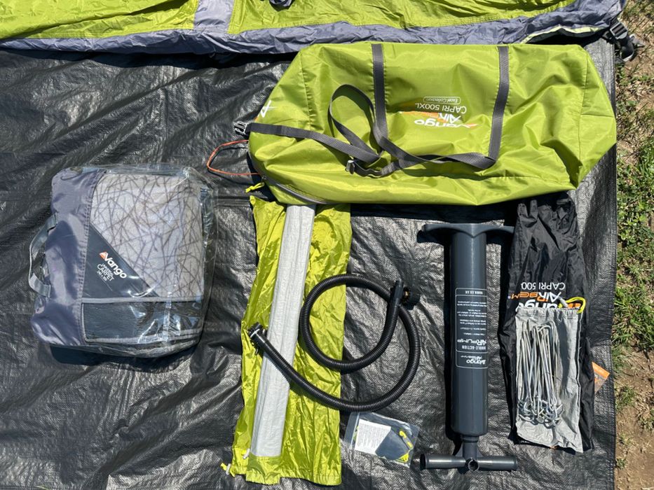Vango Capri 500 XL 5+ местна палатка в много добро състояние.