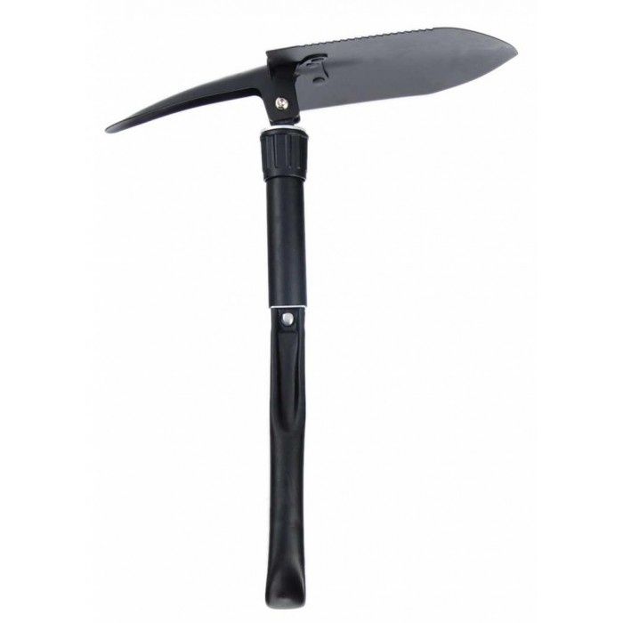 Сгъваема мултифункционална лопатка, кирка и трион 8в1 СТОМАНА