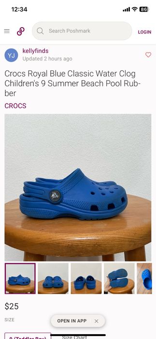 Papuci pentru copii Crocs marimea C12-13 (30/31)