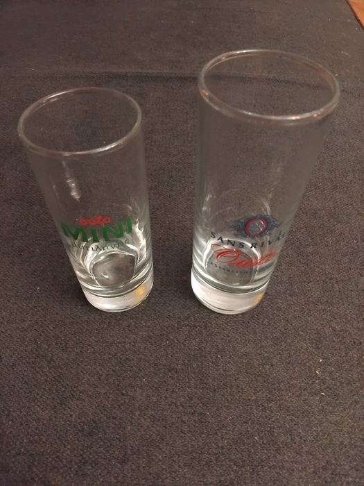 Рекламни чаши за уиски - Jim Beam, Four Roses и за узо