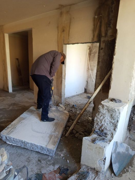 Beton buzush teshish kesish eshik deraza fortichka ochish xizmati