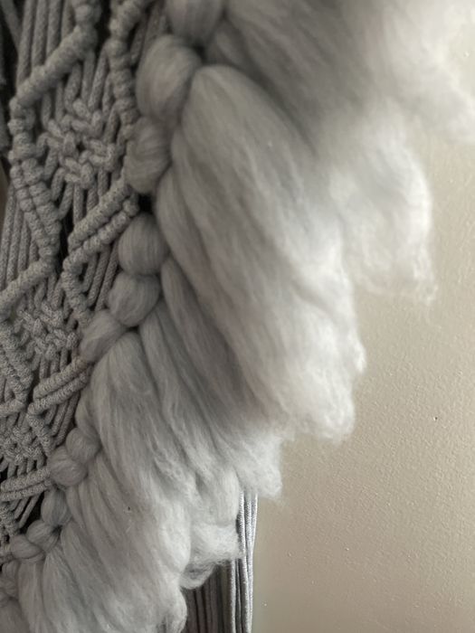 Macrame stil boem din lana , handmade