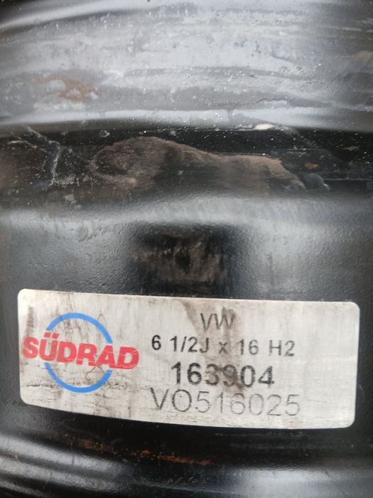 Джанти 16 метални Фолсваген.Шкода 5 бр.