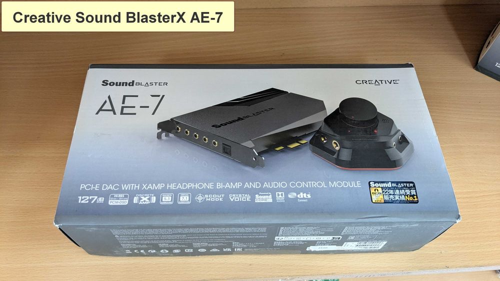 5 модела Creative PCI e звукови карти Audigy FX V2 Audigy RX Sound Blaster Z SE AE 5 Plus AE 7 Разопаковани Продукти с Гаранция