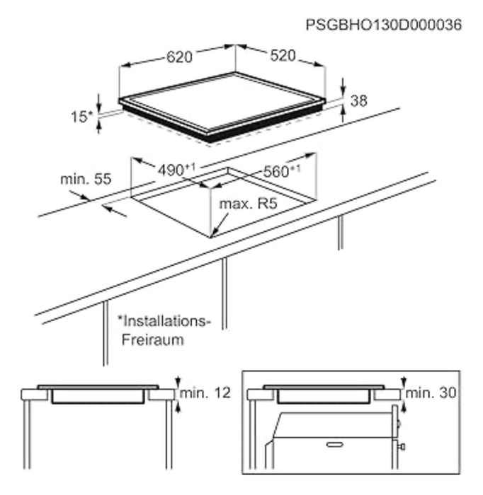 Плоча котлон за вграждане AEG стъклокерамика