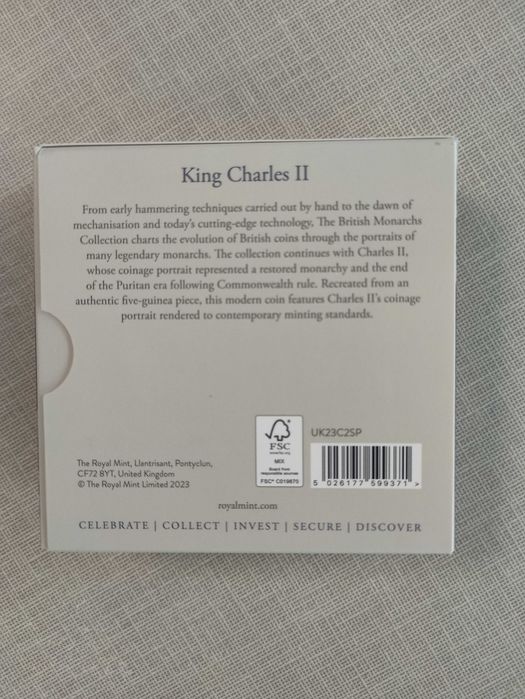 Британски монарси Великобритания 1 унция Сребърна монета Proof