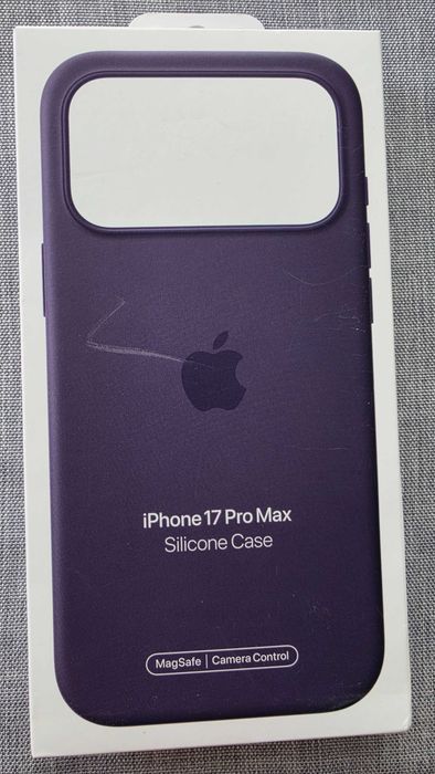 Husa telefon originala APPLE iPhone 17 Pro Max Silicone Case cu MagSafe - Black, MGFR4ZM/A