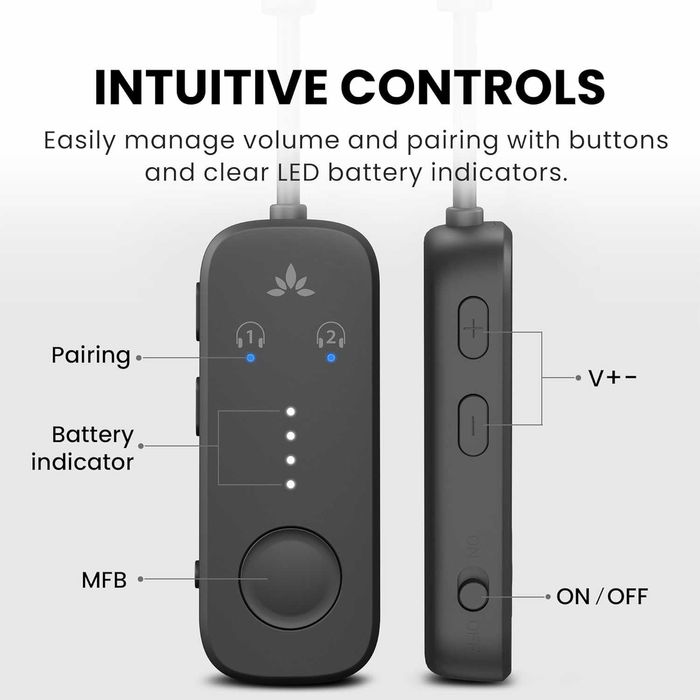 Avantree - Bluetooth 5.3 аудио адаптер за пътуване, полет, фитнес и др