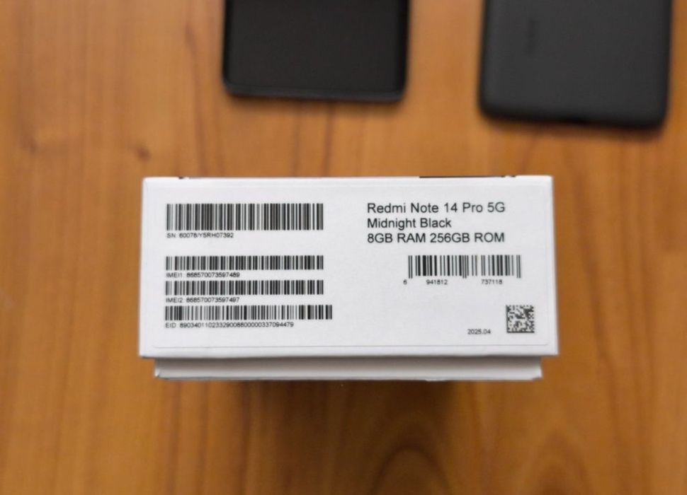 XIAOMI Redmi Note 14 Pro 5G Dual SIM Black Negru 256 8+8 GB 200MP