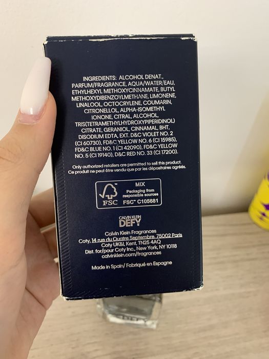 Парфюм Calvin Klein Defy, оригинал