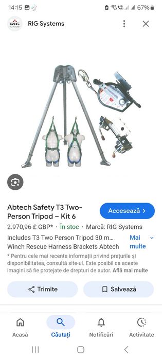 Kit Tripod GSE trepied pentru spatii restrânse